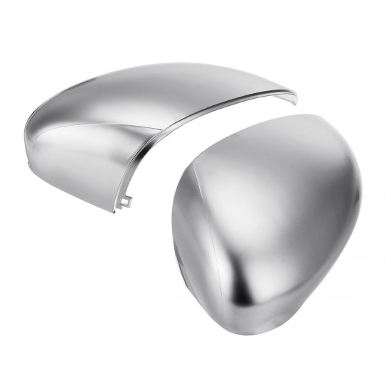 Chrome Car Rearview Wing Mirror Cover Cap Left/Right For Ford Fiesta MK7 2008-2017 Chrome Car Rearview Wing Mirror Cover Cap Left/Right For Ford Fiesta MK7 2008-2017