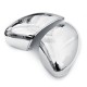 Chrome Light Car Door Rearview Wing Mirror Cover Cap Left/Right For Ford Fiesta MK7 2008-2017 Chrome Light Car Door Rearview Wing Mirror Cover Cap Left/Right For Ford Fiesta MK7 2008-2017