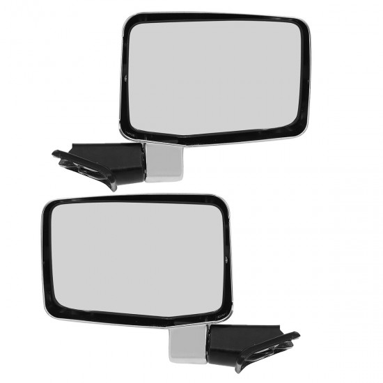 Chrome Side Door Mirror LH+RH For Toyota Land Cruiser 1980-1990 FJ60 Series Chrome Side Door Mirror LH+RH For Toyota Land Cruiser 1980-1990 FJ60 Series