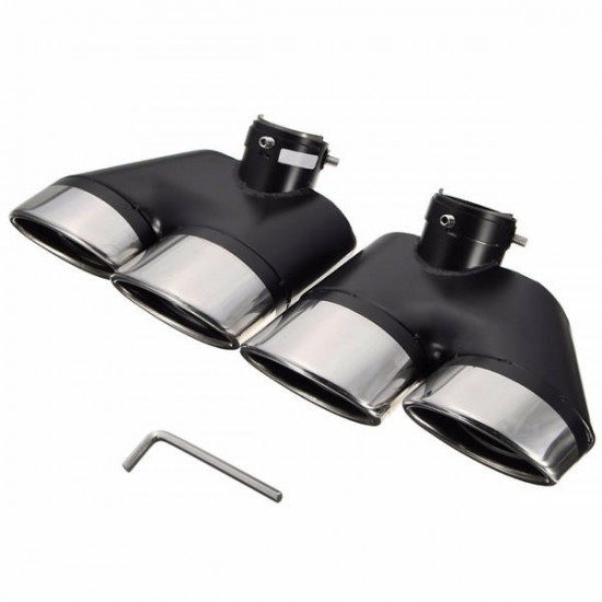 Dual Exhaust Muffler Pipe Tip For Mercedes Benz 2001-2005 S430 S500 W220 AMG Dual Exhaust Muffler Pipe Tip For Mercedes Benz 2001-2005 S430 S500 W220 AMG
