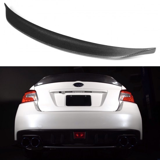 Duckbill Style Carbon Fiber Rear Trunk Car Spoiler Wing For 2015-2018 Subaru Impreza WRX Duckbill Style Carbon Fiber Rear Trunk Car Spoiler Wing For 2015-2018 Subaru Impreza WRX