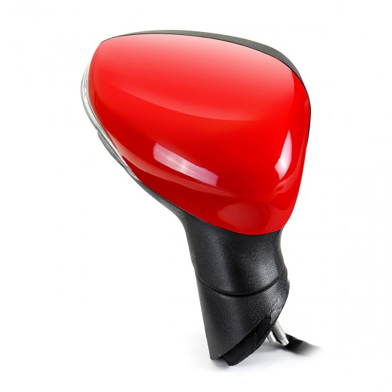 Electric Wing Door Mirror Painted Red Right Driver For Ford Fiesta Mk7 2008-2012 Electric Wing Door Mirror Painted Red Right Driver For Ford Fiesta Mk7 2008-2012