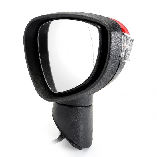 Electric Wing Door Mirror Painted Red Right Driver For Ford Fiesta Mk7 2008-2012 Electric Wing Door Mirror Painted Red Right Driver For Ford Fiesta Mk7 2008-2012