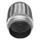 Exhaust Flex Pipe Tube Stainless Steel Double Braid 3 Inch X 6 Inch w/ Ends Flexi Exhaust Flex Pipe Tube Stainless Steel Double Braid 3 Inch X 6 Inch w/ Ends Flexi
