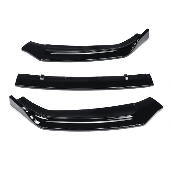 For Audi A5 B9 2017-2018 Gloss Black Front Bumper Lip Body Kit Spoiler Wing For Audi A5 B9 2017-2018 Gloss Black Front Bumper Lip Body Kit Spoiler Wing