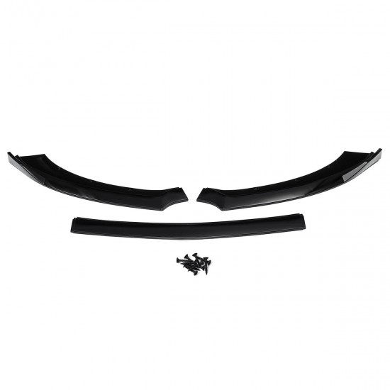 For Ford Mustang 2015-2017 Gloss Black Car Front Bumper Under Diffuser Protector Shovel Lip Spoiler Kits For Ford Mustang 2015-2017 Gloss Black Car Front Bumper Under Diffuser Protector Shovel Lip Spoiler Kits