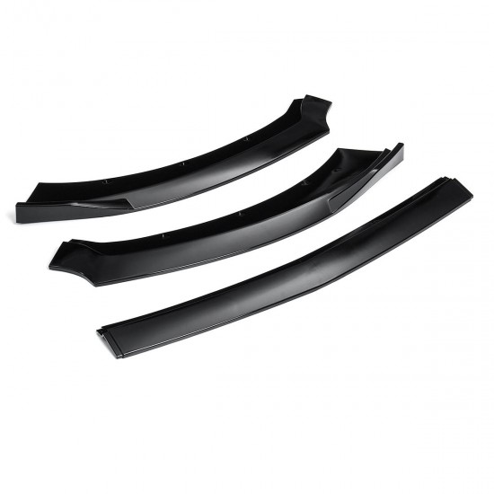 For Ford Mustang 2015-2017 Gloss Black Car Front Bumper Under Diffuser Protector Shovel Lip Spoiler Kits For Ford Mustang 2015-2017 Gloss Black Car Front Bumper Under Diffuser Protector Shovel Lip Spoiler Kits