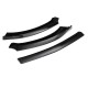 For Ford Mustang 2015-2017 Gloss Black Car Front Bumper Under Diffuser Protector Shovel Lip Spoiler Kits