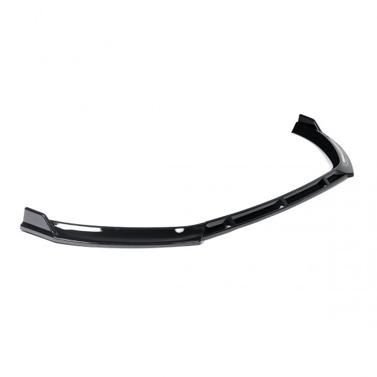 Front Bumper Lip Body Spoiler Kit Glossy Black For VW Golf MK7 2014-2017 Front Bumper Lip Body Spoiler Kit Glossy Black For VW Golf MK7 2014-2017