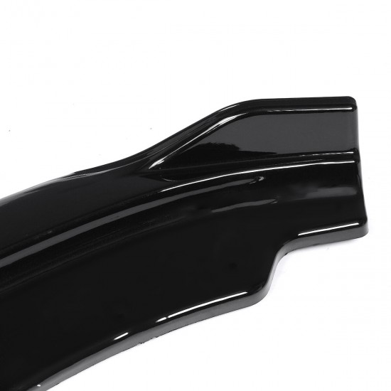 Front Bumper Lip Spoiler Splitter Gloss Black For BMW 3 Series G20 G28 2019-2020