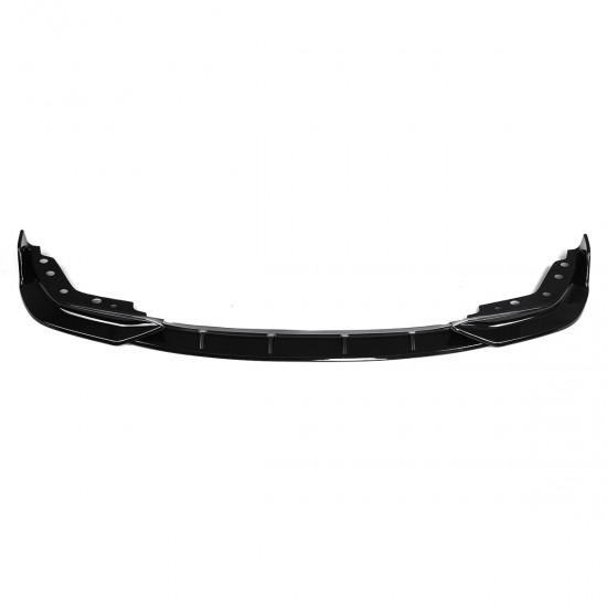 Front Bumper Lip Spoiler Splitter Black For BMW 3 Series G20 G28 2019-2020