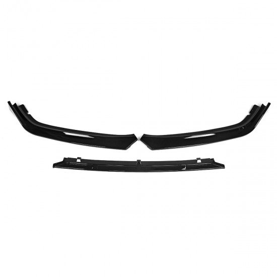 Front Bumper Lip Spoiler Splitters Trim 3PCS For Honda Accord 10TH Sport 2018-2020 Front Bumper Lip Spoiler Splitters Trim 3PCS For Honda Accord 10TH Sport 2018-2020