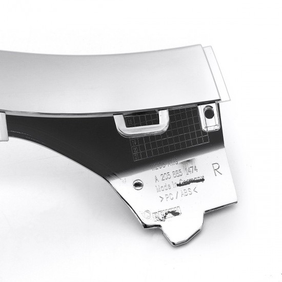 Front Bumper Right Side Lower Chrome Lid Trim 2058851474 For Mercedes W205 C Class AMG Front Bumper Right Side Lower Chrome Lid Trim 2058851474 For Mercedes W205 C Class AMG