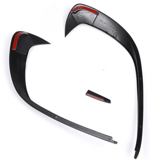 Front Bumper Side Fog Light Splitter Spoiler Glossy Canards For Benz W176 A180 Front Bumper Side Fog Light Splitter Spoiler Glossy Canards For Benz W176 A180