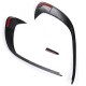 Front Bumper Side Fog Light Splitter Spoiler Glossy Canards For Benz W176 A180 Front Bumper Side Fog Light Splitter Spoiler Glossy Canards For Benz W176 A180