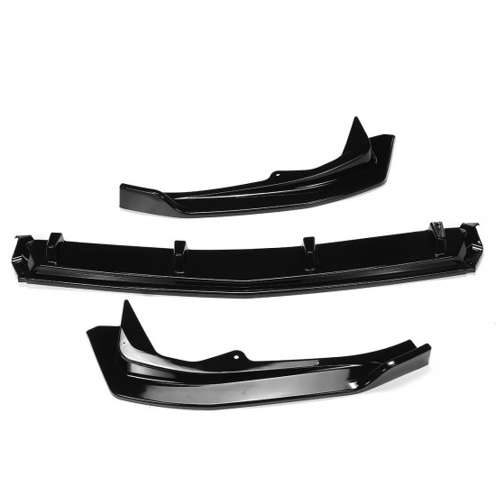 Gloss Black 3PCS Front Bumper Lip Body Protector Kit Chin Spoiler For ToyotAvalon 2019 Gloss Black 3PCS Front Bumper Lip Body Protector Kit Chin Spoiler For ToyotAvalon 2019