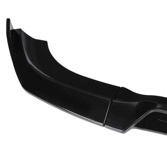 Gloss Front Bumper Protector Lip Body Spoiler Splitter For Mercedes-Benz C Class 2008-2014