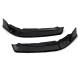 Glossy Black Front Bumper Cover Lip Spoiler Splitter For Honda Civic 2019-2020