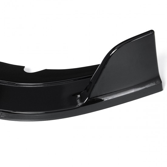 Glossy Black Front Bumper Cover Lip Spoiler Splitter For Honda Civic 2019-2020 Glossy Black Front Bumper Cover Lip Spoiler Splitter For Honda Civic 2019-2020