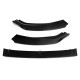 Glossy Black Front Bumper Lip Spoiler Trim 3PCS For VW Golf MK7 MK7.5 2014-2017