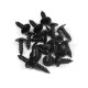 Glossy Black Front Bumper Lip Spoiler Trim 3PCS For VW Golf MK7 MK7.5 2014-2017 Glossy Black Front Bumper Lip Spoiler Trim 3PCS For VW Golf MK7 MK7.5 2014-2017