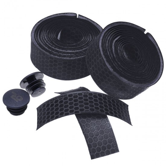 Honeycomb Design PU Handlebar Tape Drop Grip Bar Wraps Shockproof Anti-sweat 3cmX200cm For Road Bike Honeycomb Design PU Handlebar Tape Drop Grip Bar Wraps Shockproof Anti-sweat 3cmX200cm For Road Bike
