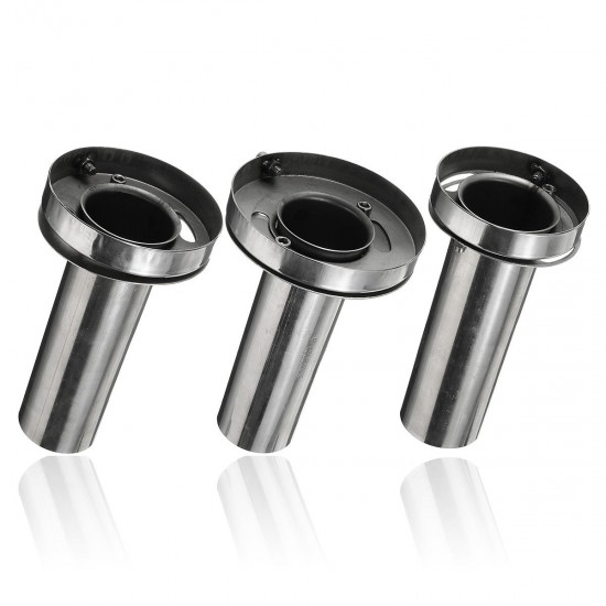 Insert Round Removable Tip Silencer For 3.5 4 4.5 inch Tip Stainless Exhaust Muffler Insert Round Removable Tip Silencer For 3.5 4 4.5 inch Tip Stainless Exhaust Muffler