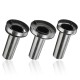 Insert Round Removable Tip Silencer For 3.5 4 4.5 inch Tip Stainless Exhaust Muffler Insert Round Removable Tip Silencer For 3.5 4 4.5 inch Tip Stainless Exhaust Muffler