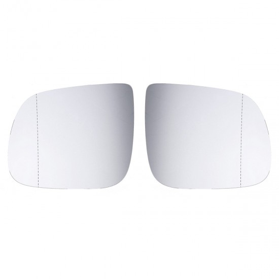 Left/Right Antifog Heated Rearview Mirror Glass For Audi Q5 Q7 2008-2016