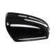 Left/Right Car Rearview Mirror Cover Black For BENZ W204 W176 W246 W212 W221 CLS GLA CLA