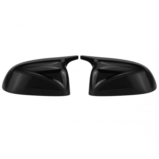 M Style Glossy Black Replacement Side Mirror Cover Caps For BMW X3 X4 X5 X6 X7 G01 G02 G05 G06 G07 2018-2020