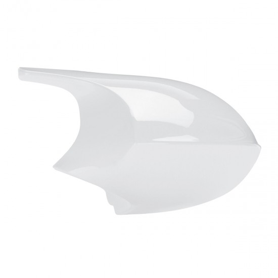 M3 Style White Rear View Mirror Cap Cover Replacement For BMW E90 E91 2005-2007 E92 E93 2006-2009