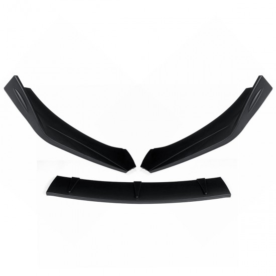 Matte Black Front Bumper Lip Protector Body Kit Spoiler For Hyundai Veloster 2013-2017 Matte Black Front Bumper Lip Protector Body Kit Spoiler For Hyundai Veloster 2013-2017
