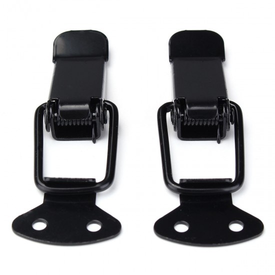 One Pair Of Universal Black Car Bumpers Trunk Hatch Lids Release Fasteners Kit One Pair Of Universal Black Car Bumpers Trunk Hatch Lids Release Fasteners Kit