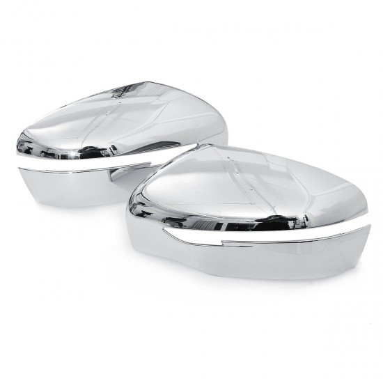 Pair Chrome Side Wing Mirror Cover Cap For Nissan Navara NP300 2015-Up Pair Chrome Side Wing Mirror Cover Cap For Nissan Navara NP300 2015-Up