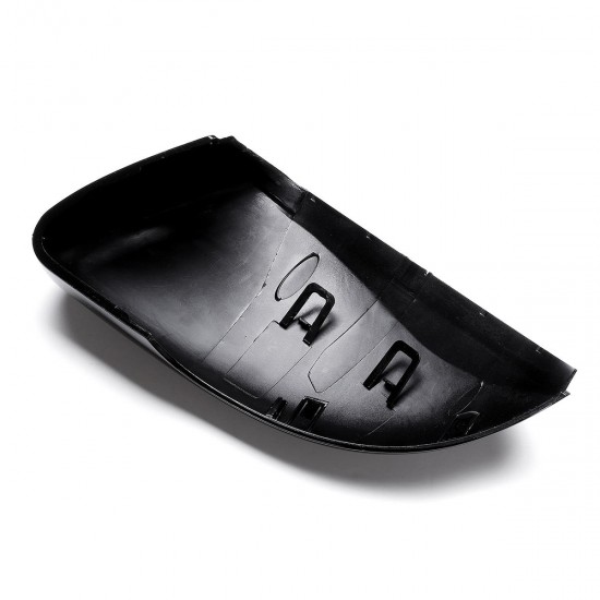 Pair Front Wing Side Car Mirror Cover Housing Cap Black For VW Golf MK6 Touran 09-15 Pair Front Wing Side Car Mirror Cover Housing Cap Black For VW Golf MK6 Touran 09-15