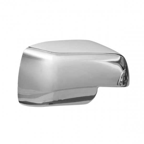 Pair Full Chrome Car Wing Side Mirror Cover Caps For Land Rover Discovery Freelander 2