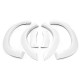 Pair New White Front Wheel Fender Flares For Toyota Hilux 2005-2011 Pair New White Front Wheel Fender Flares For Toyota Hilux 2005-2011