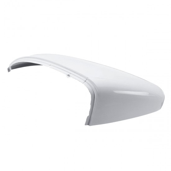 Pure White Left or Right Side Car Mirror Cover Caps For Volkswagen Golf MK7 GTI TSI 14-17