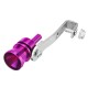 Purple Aluminum Sound Whistle Exhaust Muffler Simulator Pipe Blow-Off Valve S/M/L/XL