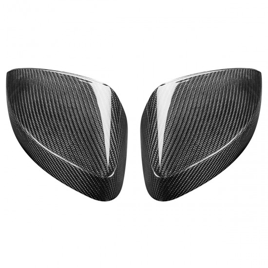 Real Carbon Fiber Side Car Mirror Replacement Caps Cover for AUDI A3 S3 RS3 Real Carbon Fiber Side Car Mirror Replacement Caps Cover for AUDI A3 S3 RS3