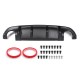 Rear Bumper Lip Diffuser Protection Spoiler ABS Fit For Infiniti Q50 2014-17 All Trims Rear Bumper Lip Diffuser Protection Spoiler ABS Fit For Infiniti Q50 2014-17 All Trims