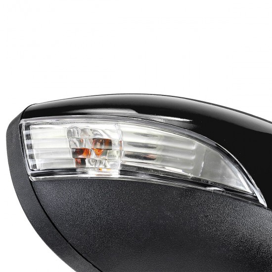 Right Side Door Wing Electric Mirror With LED Turn Light For Ford Fiesta MK7 2008-2012