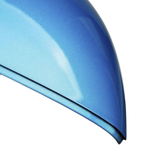 Right Side Mirror Cover Cap Blue For Fiesta MK7 2008-2017