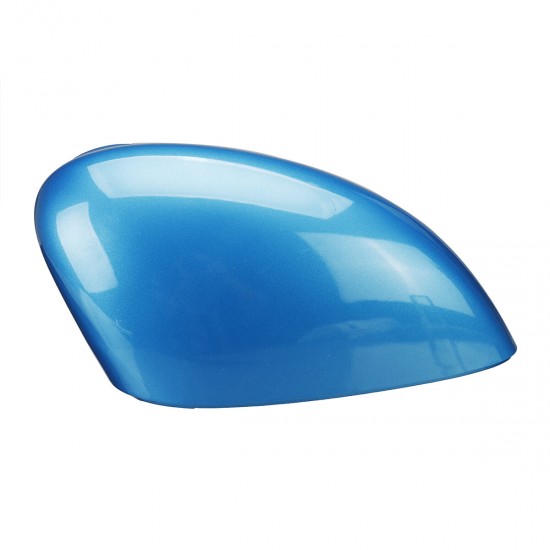 Right Side Mirror Cover Cap Blue For Fiesta MK7 2008-2017