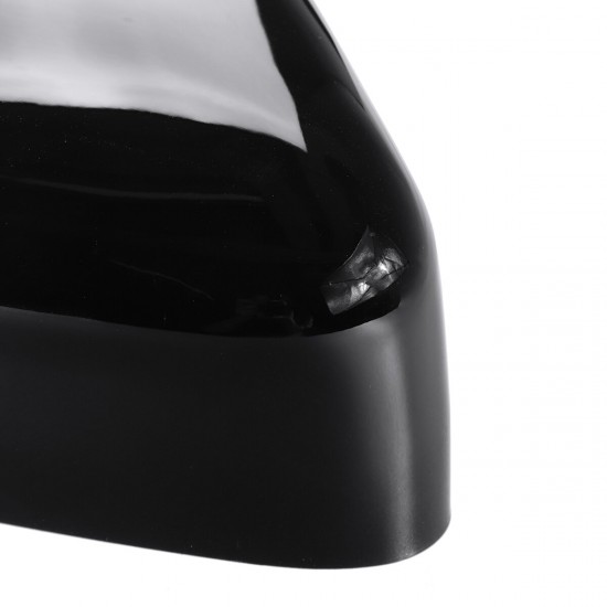 Right/Left Gloss Black Car Door Wing Mirror Cover Cap For Ford Focus MK3 2012-2018