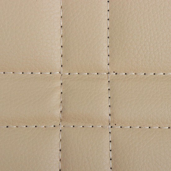 Single Short Beige 45cm Leather with Pocket Baby Mat Non-slip Wear-resistant Car Seat Cushion