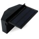 Solar Power Car Exhaust Fan Double Air Outlet Window Cooling Cooler Rechargeable Ventilation Black
