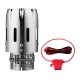Stainless Exhaust Muffler Tip 63mm IN 89mm OUT With Blue Red LED Light Clamp-on Stainless Exhaust Muffler Tip 63mm IN 89mm OUT With Blue Red LED Light Clamp-on