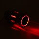 Stainless Exhaust Muffler Tip 63mm IN 89mm OUT With Blue Red LED Light Clamp-on Stainless Exhaust Muffler Tip 63mm IN 89mm OUT With Blue Red LED Light Clamp-on